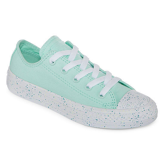 New Converse Girl's CTAS OX Mint Foam/White Sneakers - Size 12M