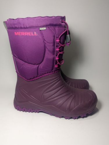 Merrell Kids Snow Quest Lite Waterproof (Big Kid) Winter Snow Boots Size 7