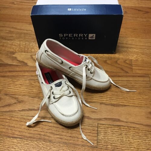 Sperry Cruiser Gold Sparkle Top-Sider New In Box Shoes Girls 1.5M