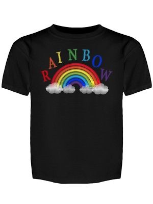Colorful Rainbow Kids Graphic Boy's Tee -Image by Shutterstock
