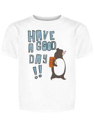 Inspiring Have A Good Day Bear Boy's Tee -Image by Shutterstock