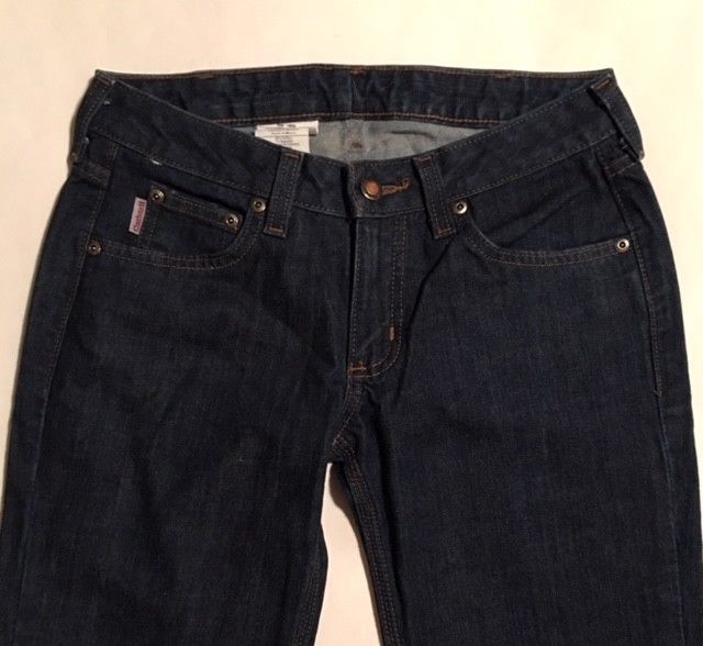 NWOT Carhartt Modern Fit Jeans Size 25X32 (my measure 27X31) Zipper Fly Cotton