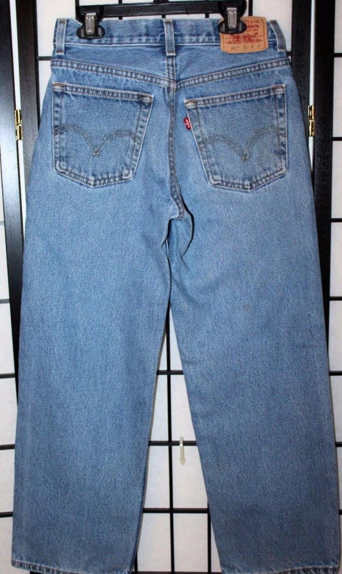 LEVI'S 550 Relaxed Fit Straight Leg Jeans Size 14 Regular 27 X 27 EUC