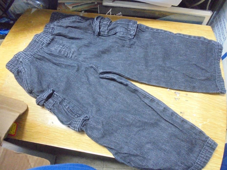 SIZE 24 MONTHS BLACK JEANS   BY  GERANIMALS UNISEX