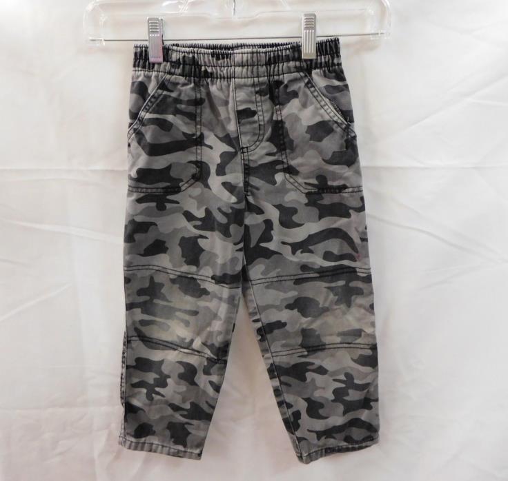 Childrens Kids Wonder Kids Gray Camo Pants Size 4T