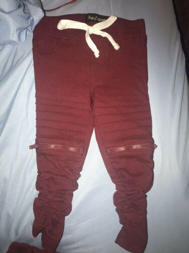 Toddler burgundy jeans 2T