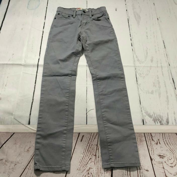 Levi's 510 Youth Boy Size 14 Reg (27x27) Super Skinny Jeans Grey Denim - C200