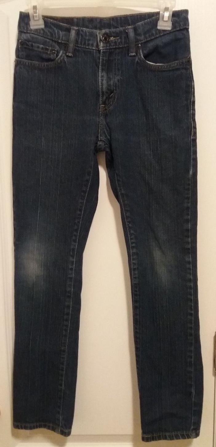 Levis 510 Straight Leg Kids Size 14Reg 26 x 26.5 Medium Wash Denim Blue Jeans
