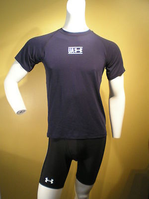 Boy UNDER ARMOUR Hear Gear Loose ShortSleeve NAVY YLG