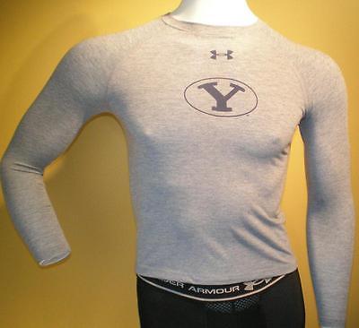 Boy UNDER ARMOUR HearGear Loose LongSleeve Football Soccer Tech Y Gray YSM