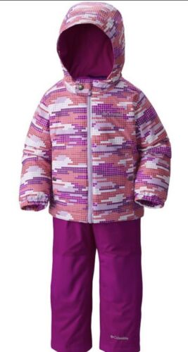 Columbia Frosty Slope Set Hydrangea Dot Print/Bright Plum Size XS