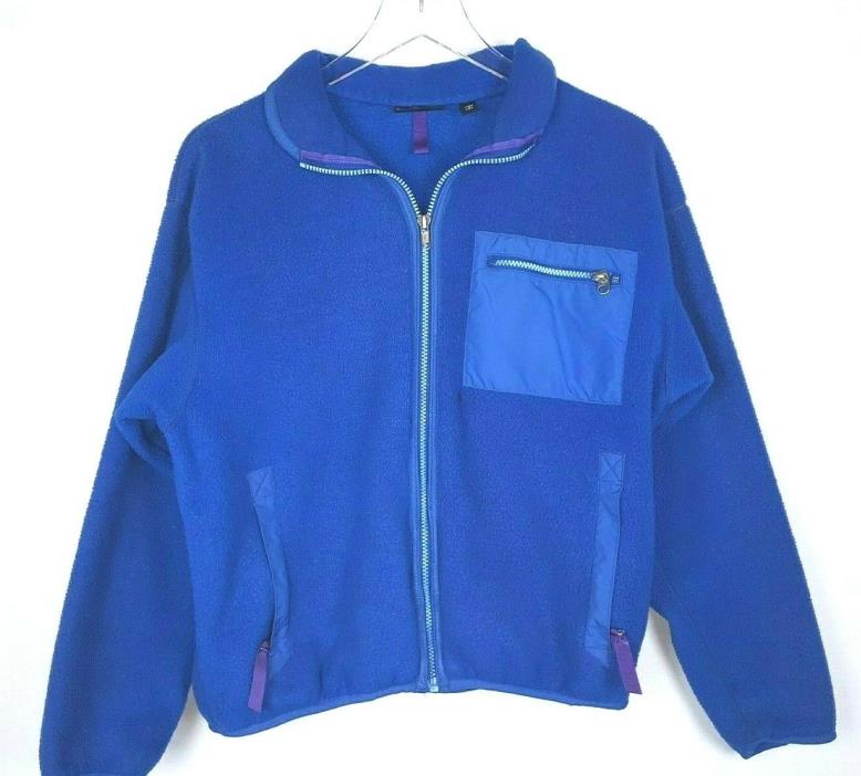 Patagonia Vintage Fleece Jacket Retro X Blue Full Zip Kids 10