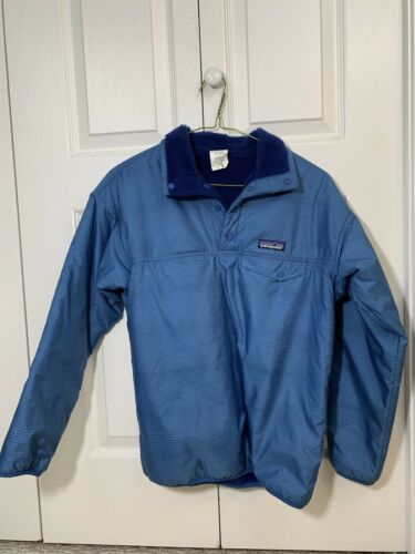 PATAGONIA Reversible Synchilla Snap-T Fleece Pullover Jacket Kids Size Lrg 12