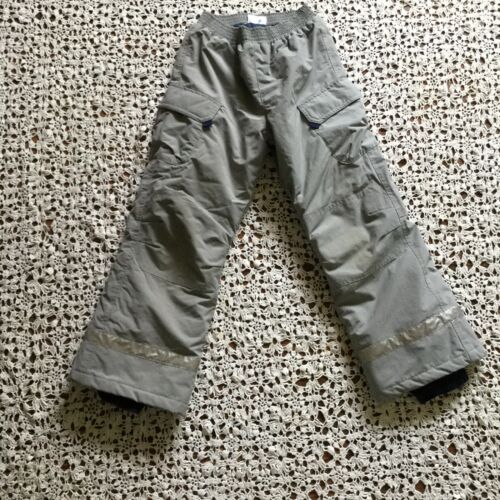 Hanna Andersson Kids Snow Pants 140 or 10 Youth Gray Waterproof Unisex Boy Girl