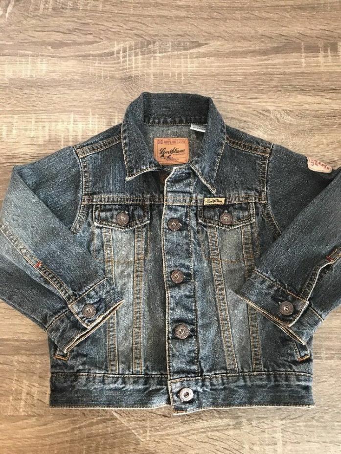Levi Strauss Blue Jean Button Jacket Unisex Size 3t
