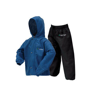 frogg toggs Polly Woggs Youth Regular Royal Blue Rain Suit