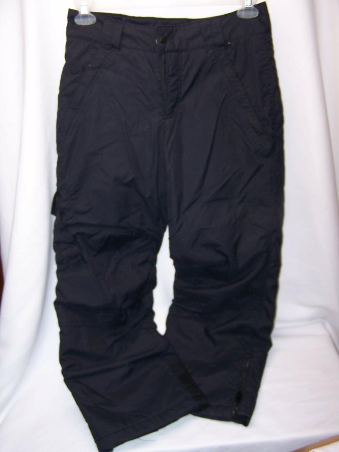 XCO COLUMBIA SNOW Pants BLACK 14/16 SNOWPANTS Cargo WARN Lined