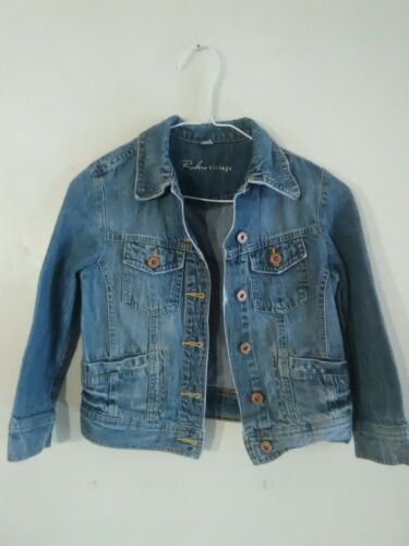 vintage riders Jean jacket size small girl