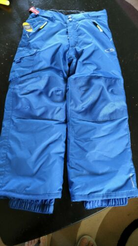 Kids Champion Winter Snow Pants, Size XS 4-5, Blue Excellent! Unisex