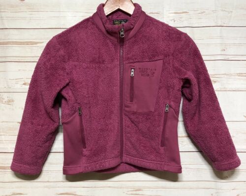 Mountain Hardwear Youth Size XS Full Zip Pink Fleece Jacket