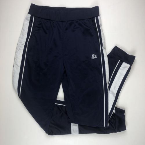 RBX Youth Sz Large 16-18 Navy White Active Workout Relayed Jogger Pants Pockets