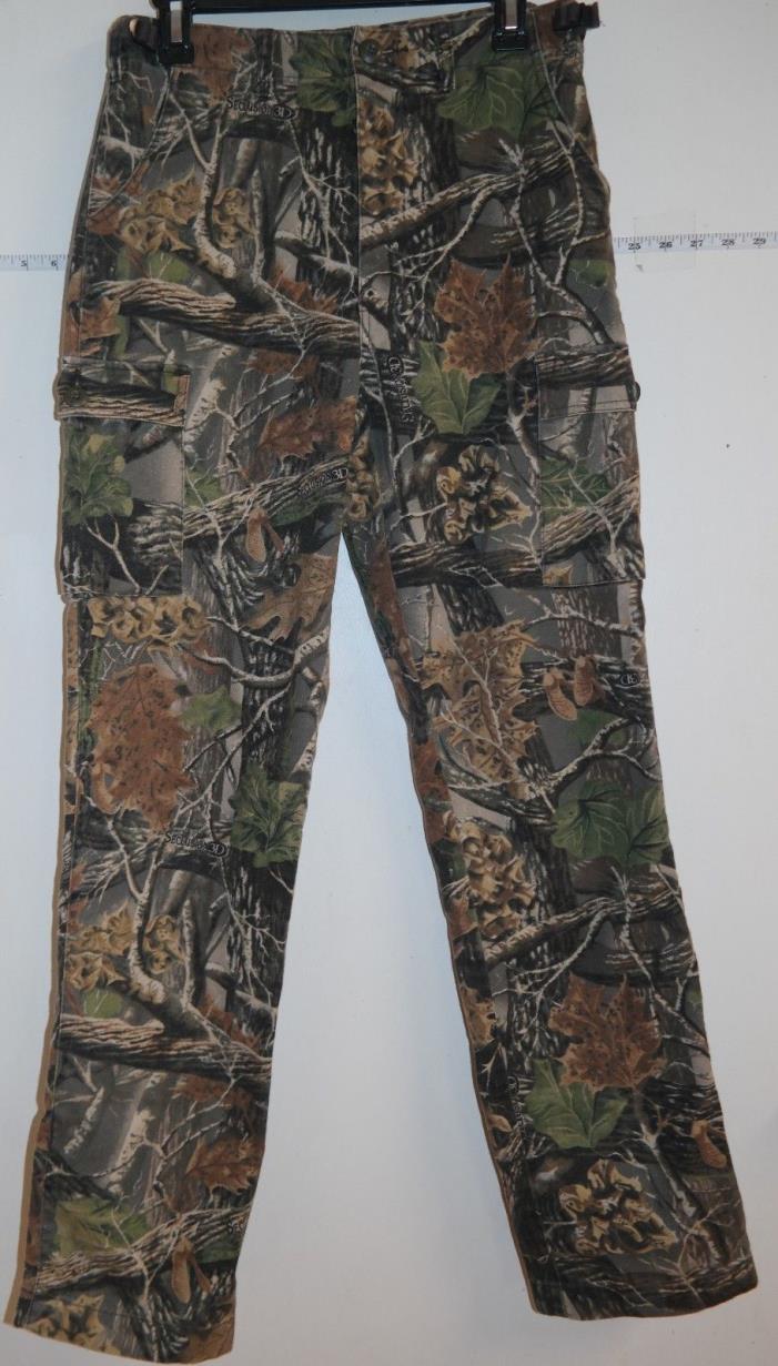 Cabala's Young Men Size 18 Reg Seclusion 3D Camo Cargo Hunting Pants 31