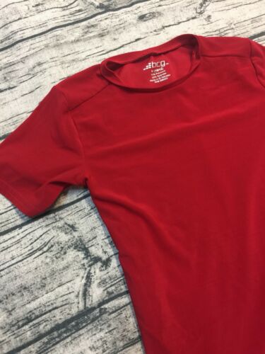 BCG red athletic undershirt