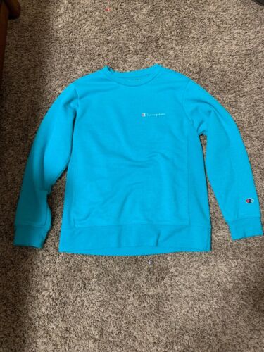 Champion Sweatshirt Authentic Athleticwear Youth Medium Turquoise