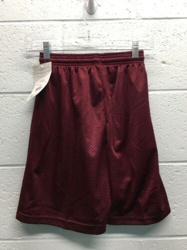 Youth Russell Athletics Short size M Burgundy Polyester