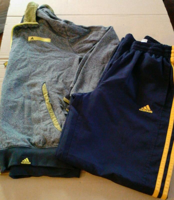 Youth / Kids Medium Adidas lot of 2 - athletic / active wear / sweats / jacket