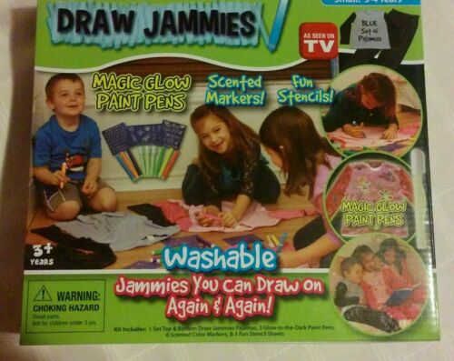 Nip As seen on TV Draw jammies small 3-4 blue