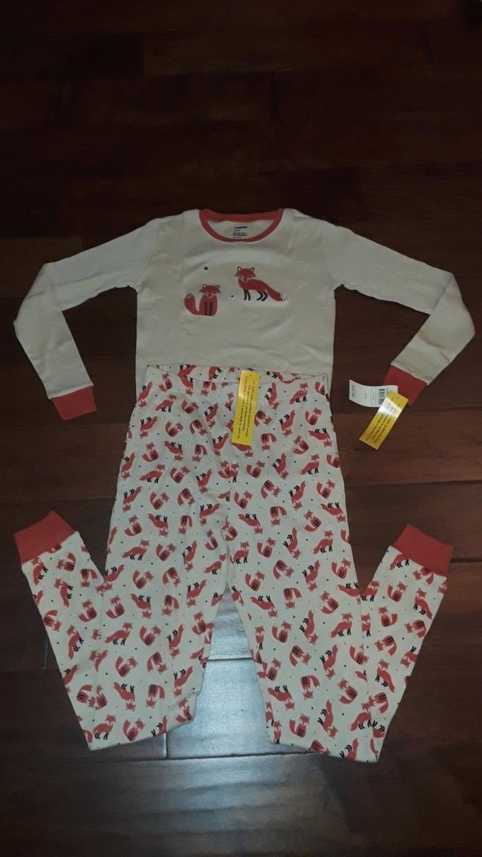 NWT Leveret Boys Girls Fox Pajama Set 100% Cotton (Size 14Y)