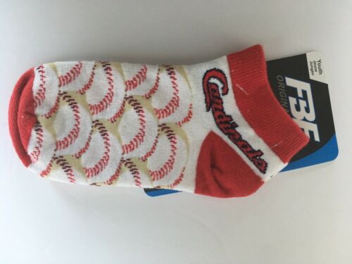 Youth/Unisex St. Louis Cardinals MLB Baseball Stack Ankle Socks