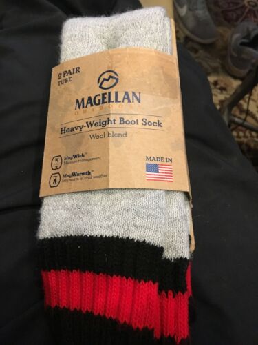 Magellan Youth Heavy Weight Over-The-Calf Boot Socks wool blend  Small(Y12-4)