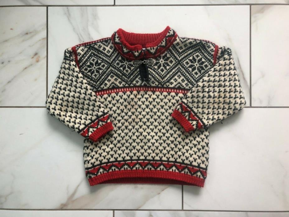 Dale of Norway 100% Wool Youth Sweater Size 4