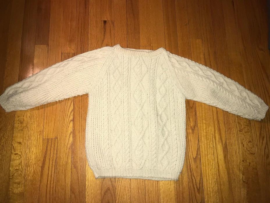 NEW Kid's Youth Fisherman Knit Handknit Sweater Acrylic