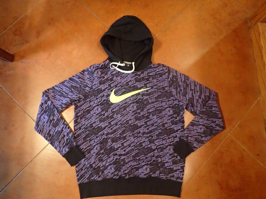 Nike Youth Purple and Black Hoodie Size XL