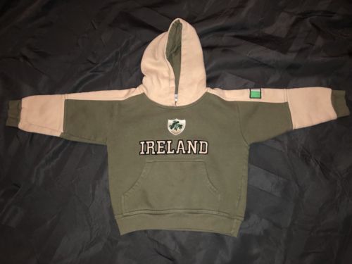 Youth Child Kids Size 3T Or 4T Ireland Hoodie Sweater Irish