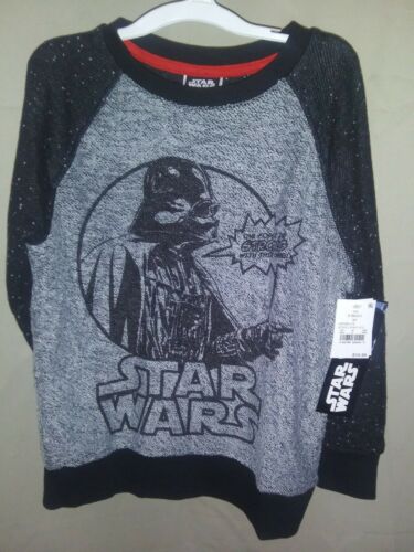 DISNEY Star Wars Sweater-Black/Gray-Darth Vader-Youth XS-NWT-(D14)