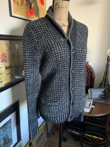 rag & bone X Target Chunky Knit Cardigan Sweater Wool Cotton Button Up Youth XL
