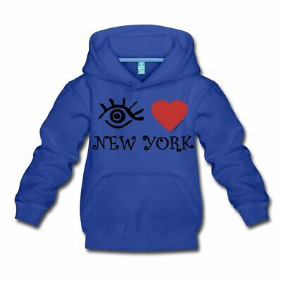 Eye Love New York Kids‘ Premium Hoodie by Spreadshirt™