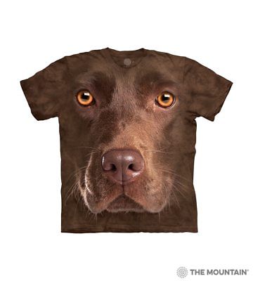 The Mountain Kid's T-Shirt - Chocolate Lab Face