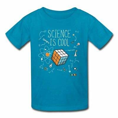 Rubik's Cube Science Is Cool (white) Kids' T-Shirt by Spreadshirt™