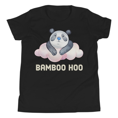 Bamboo Hoo Sad Panda Youth Short Sleeve T-Shirt
