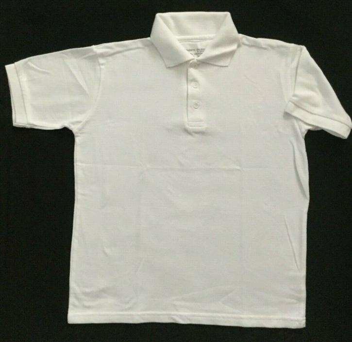 NWT Youth Authentic Galaxy Polo Short Sleeve Shirt Uniform Size 14