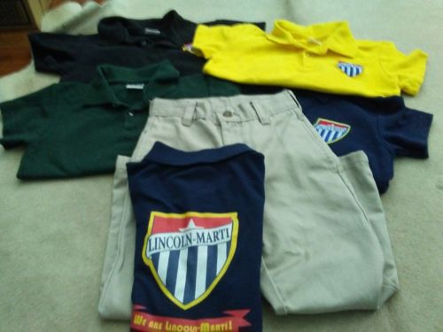 School uniform for Boy Lot Size 6 Years Old Lincoln Marti logo