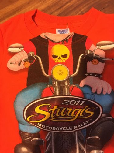 Cute 2011 KIDS STURGIS Motorcycle T Shirt Size 2 (575)