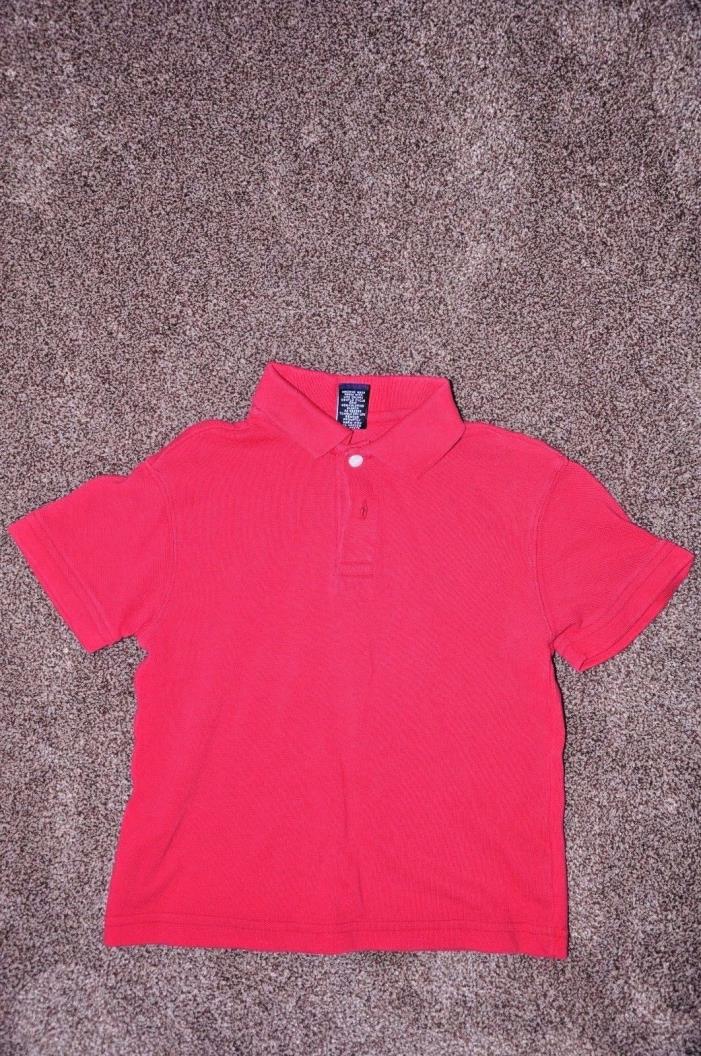 School Uniform Short Sleeved  Shirt - RED - Copper Key - Size 6X