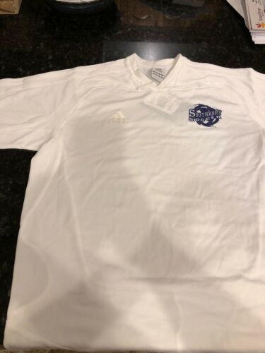 Youth Soccer White Adidas Jersey, NWT, Southbury Soccer, Size Large