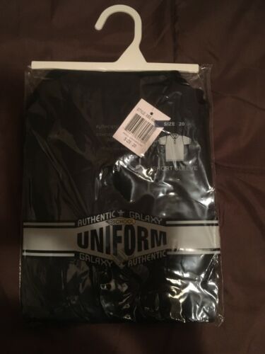 Authentic Galaxy School Uniform Shirt Size 20 Navy Color New in Package